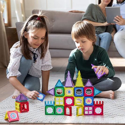 MagniBlocks™, Juego Magnético Bloques Didáctico 34 Pcs